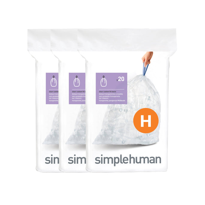 Code H Clear Recycling Custom Fit Liners