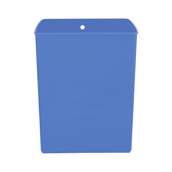 50L blue plastic trash bucket [SKU:pd5033] - main image