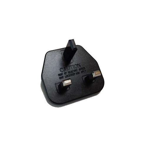UK 3-pin plug, black [SKU:pd6118]