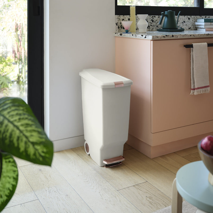 40L Slim Hybrid Pedal Bin