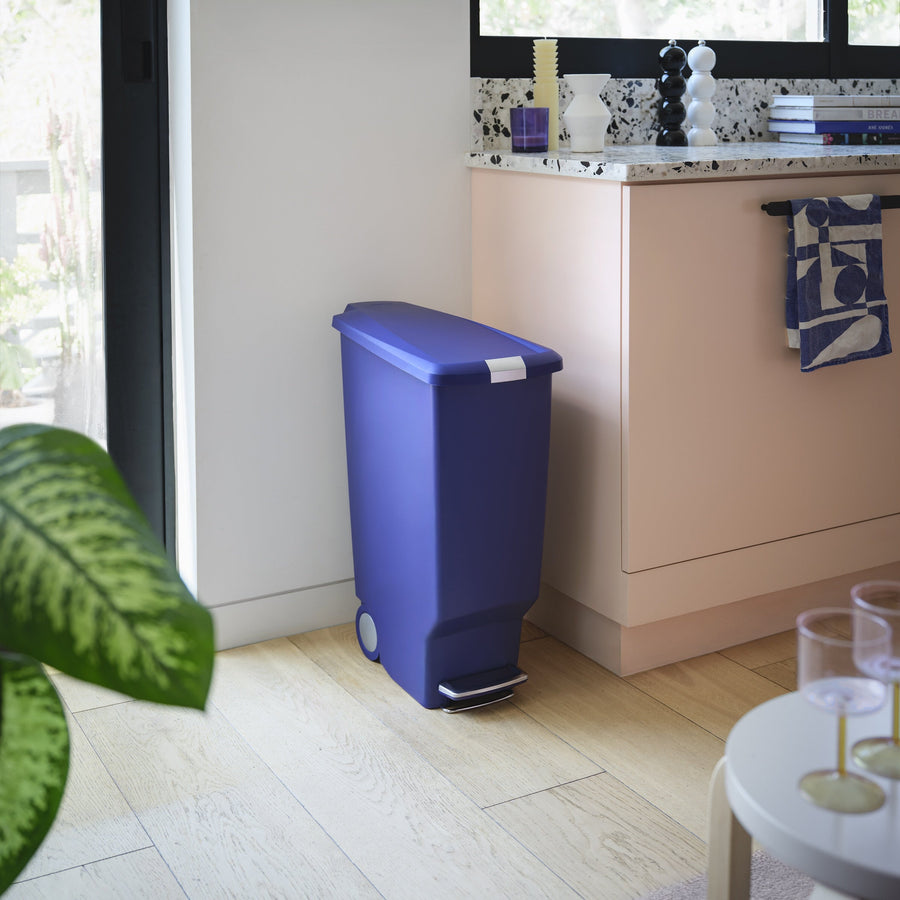 40L Slim Hybrid Pedal Bin