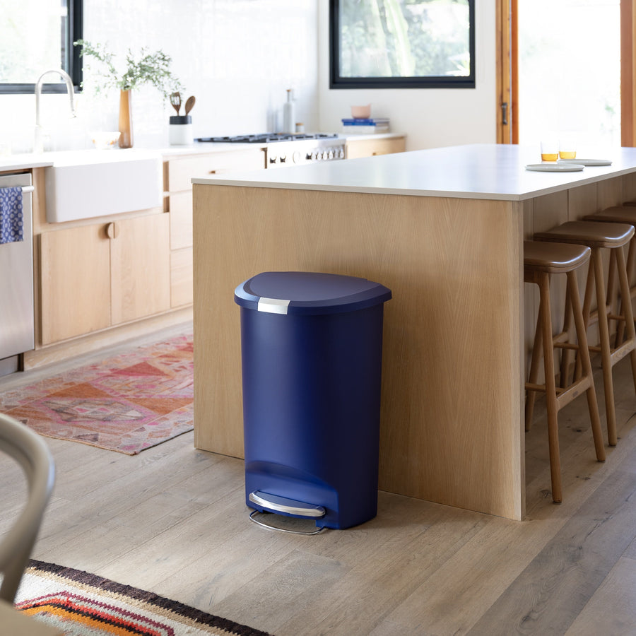 50L Semi-Round Hybrid Pedal Bin