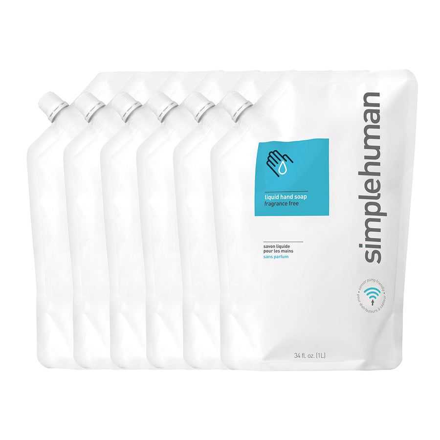Fragrance Free Liquid Hand Soap Refill Pouch