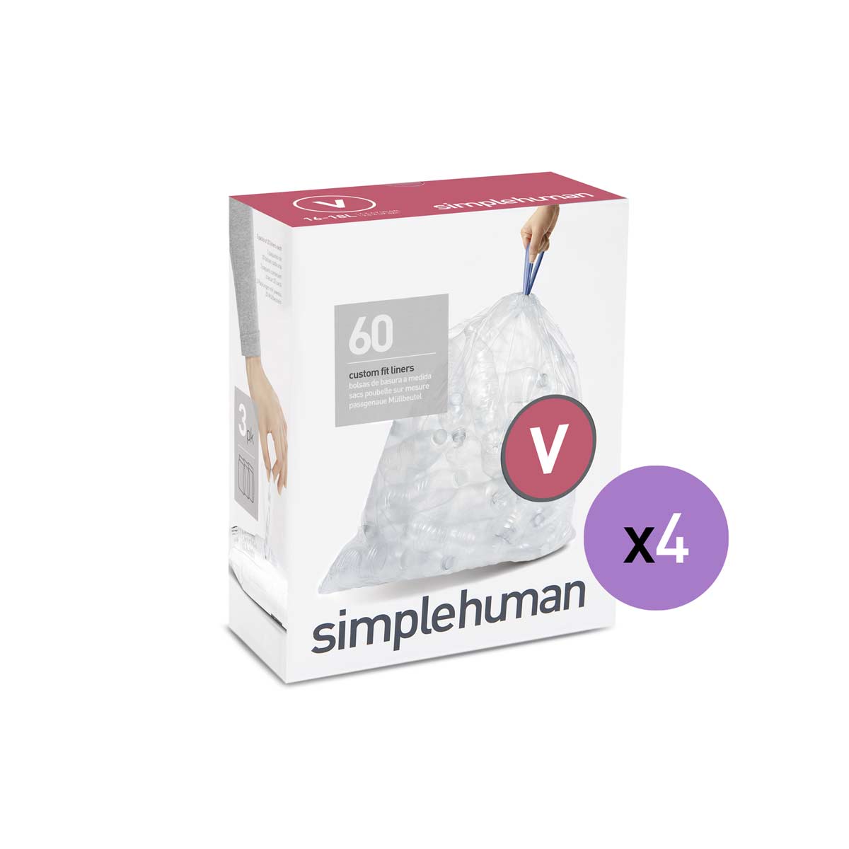 Code V Clear Recycling Custom Fit Liners