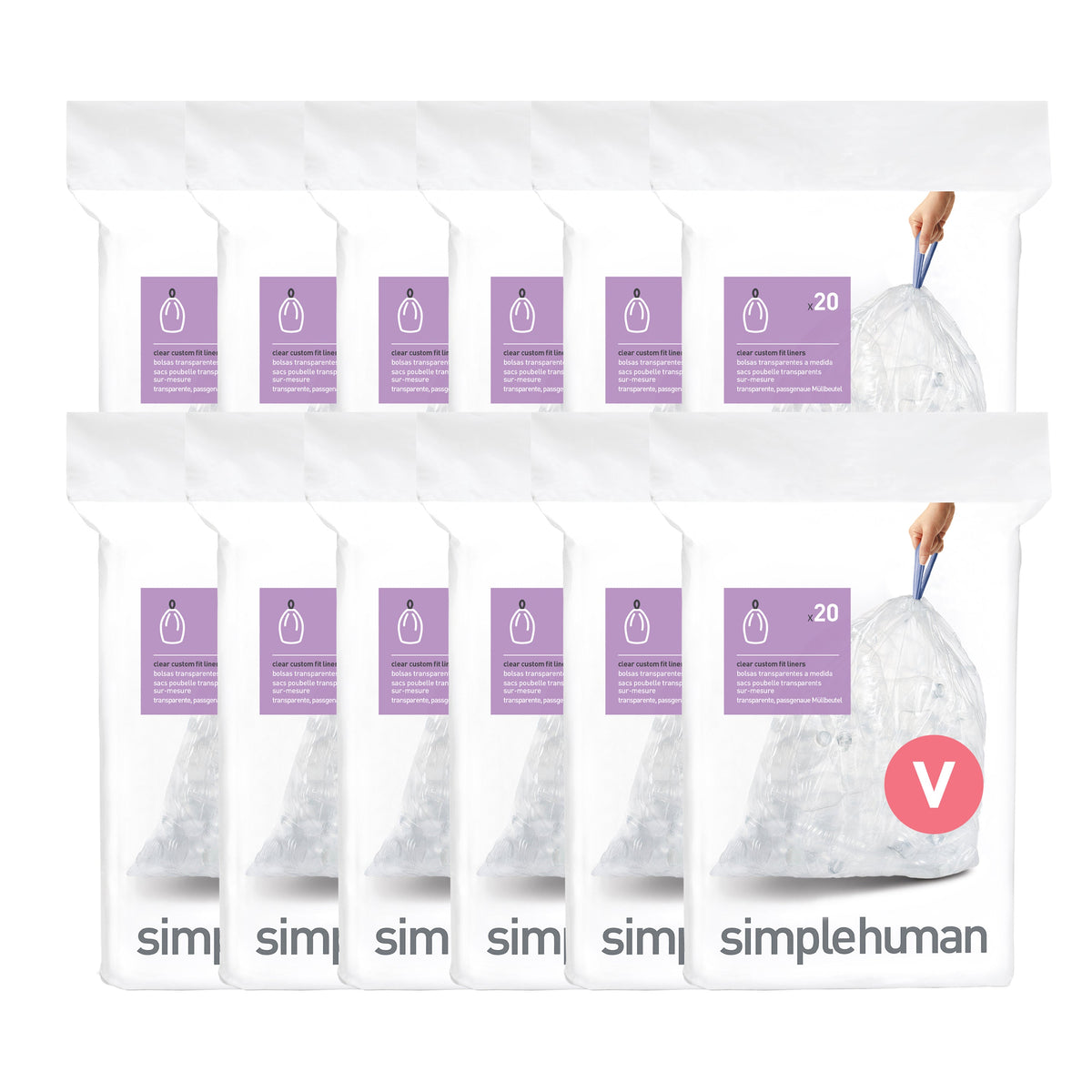 Code V Clear Recycling Custom Fit Liners