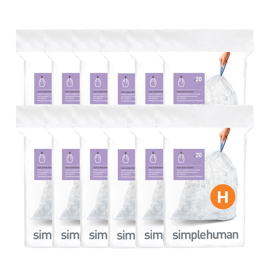 Code H Clear Recycling Custom Fit Liners