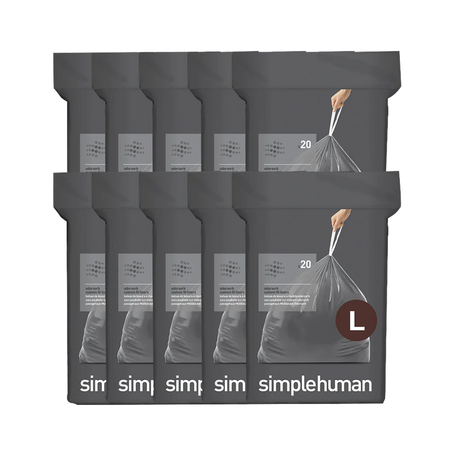 Simplehuman Liner Guide Code Simplehuman Code L Custom Fit Liners