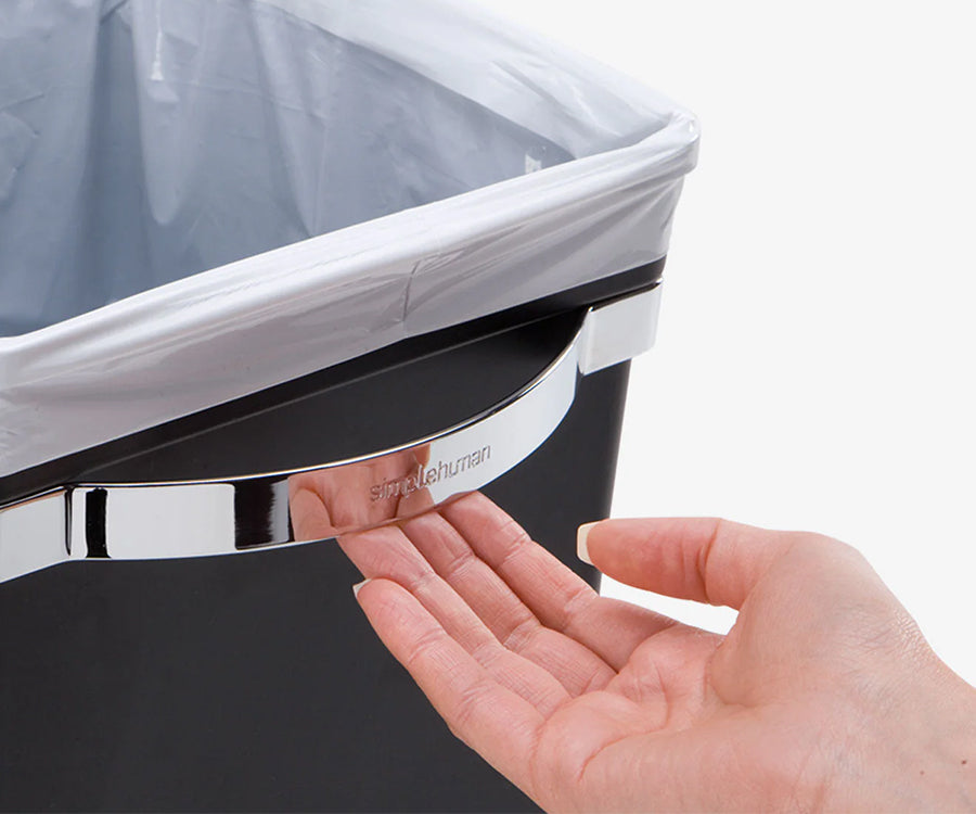 35 litre dual compartment under counter pull out bin commercial grade simplehuman