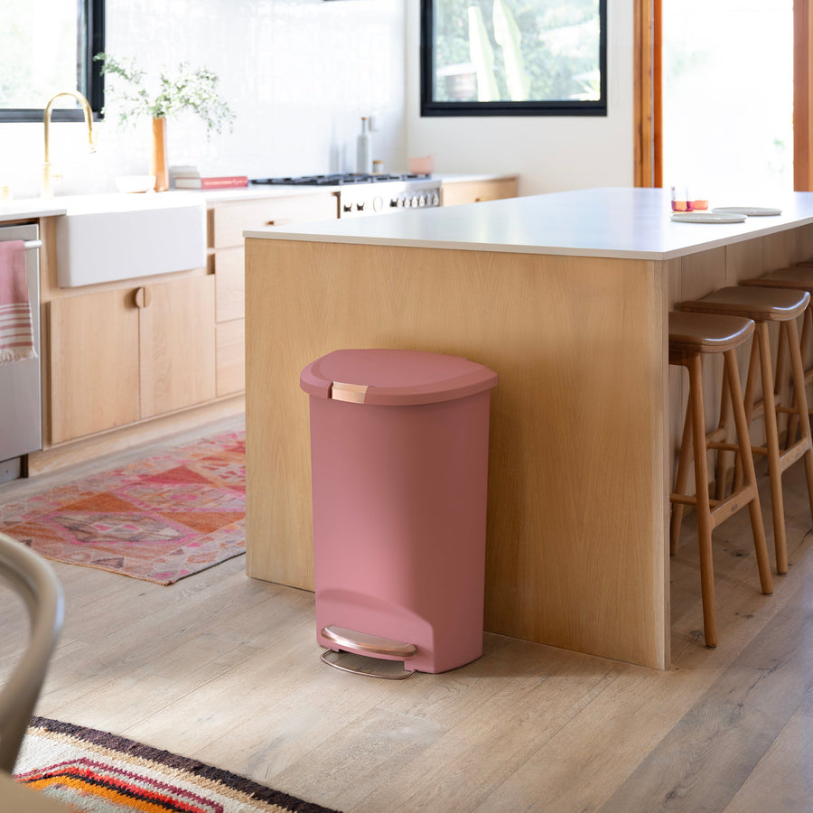 50L Semi-Round Hybrid Pedal Bin