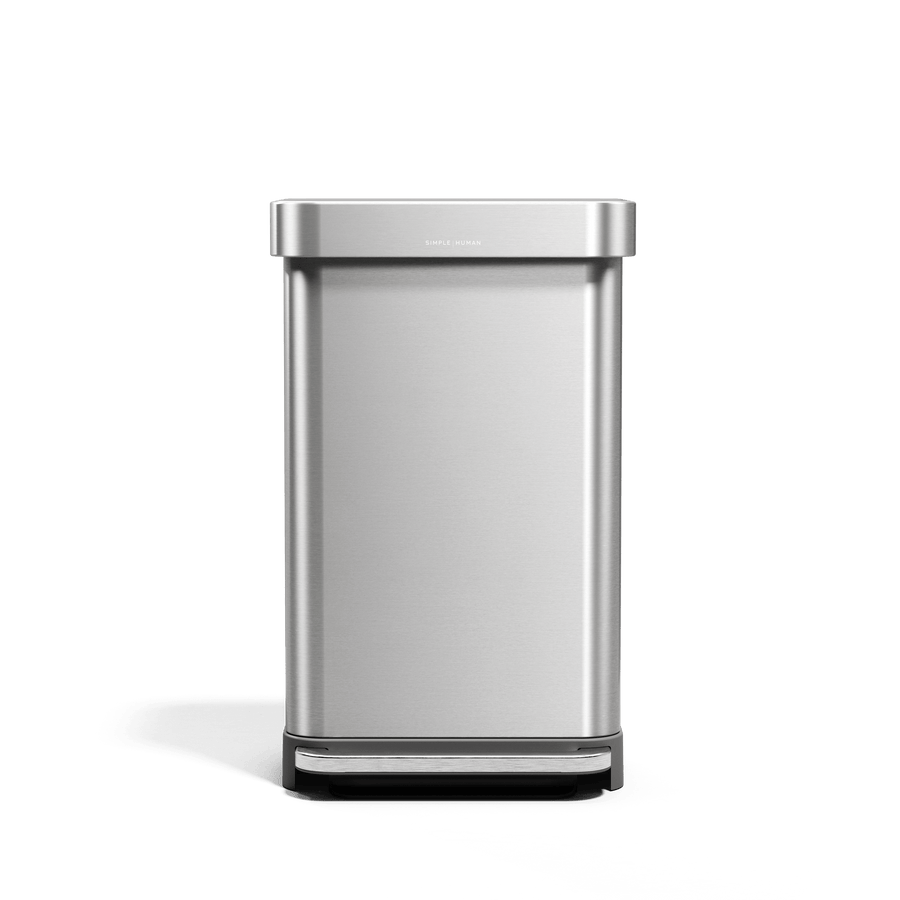 45 Litre, Rectangular Pedal Bin With Liner Pocket