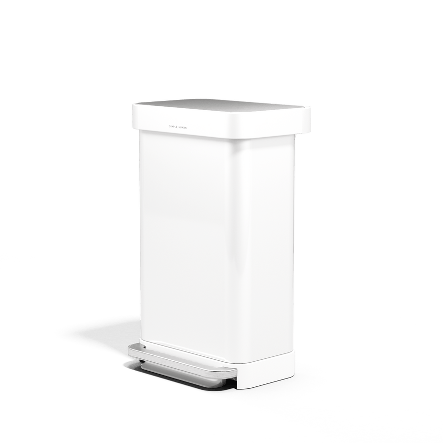 45 Litre, Rectangular Pedal Bin With Liner Pocket
