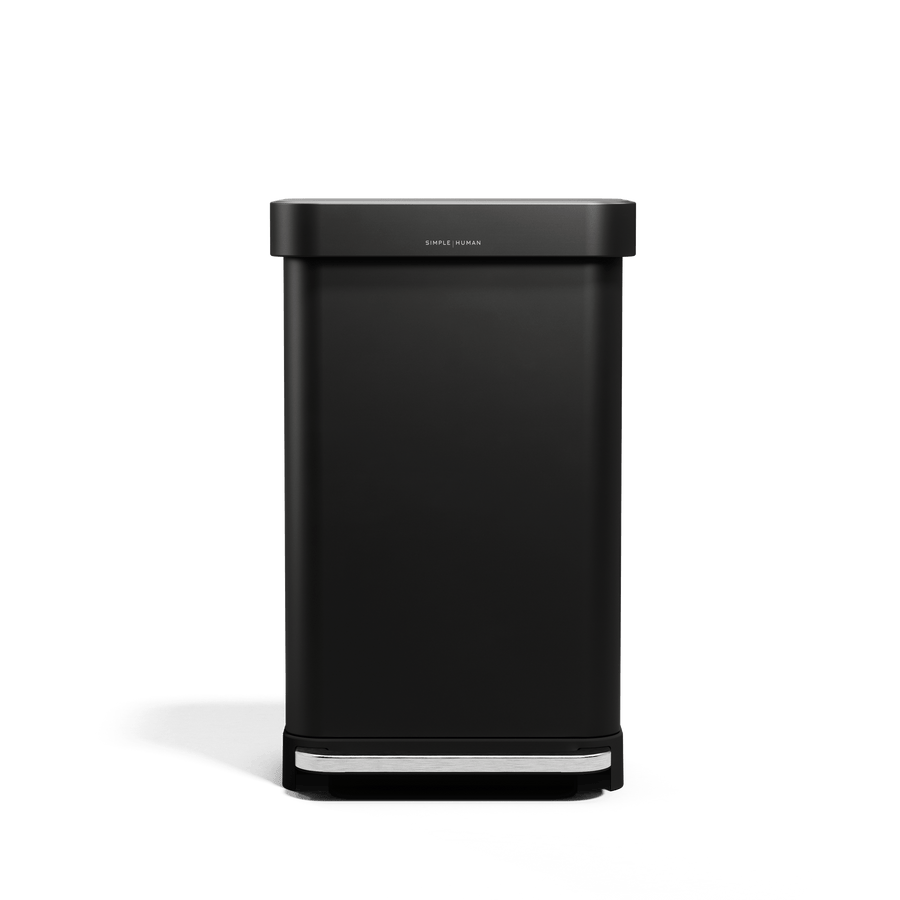 45 Litre, Rectangular Pedal Bin With Liner Pocket