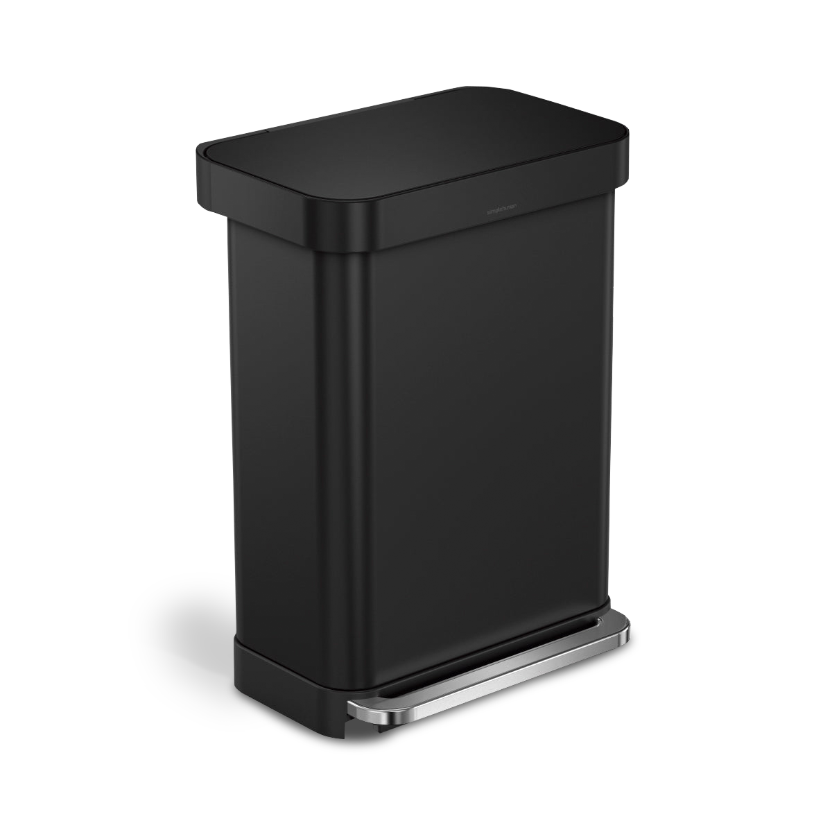 55 Litre, Rectangular Pedal Bin With Liner Pocket Simplehuman