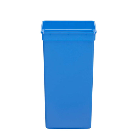 15L blue plastic recycling bucket 