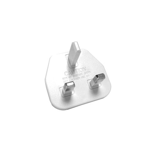 Uk 3-Pin Plug, White [Sku:Pd6120]