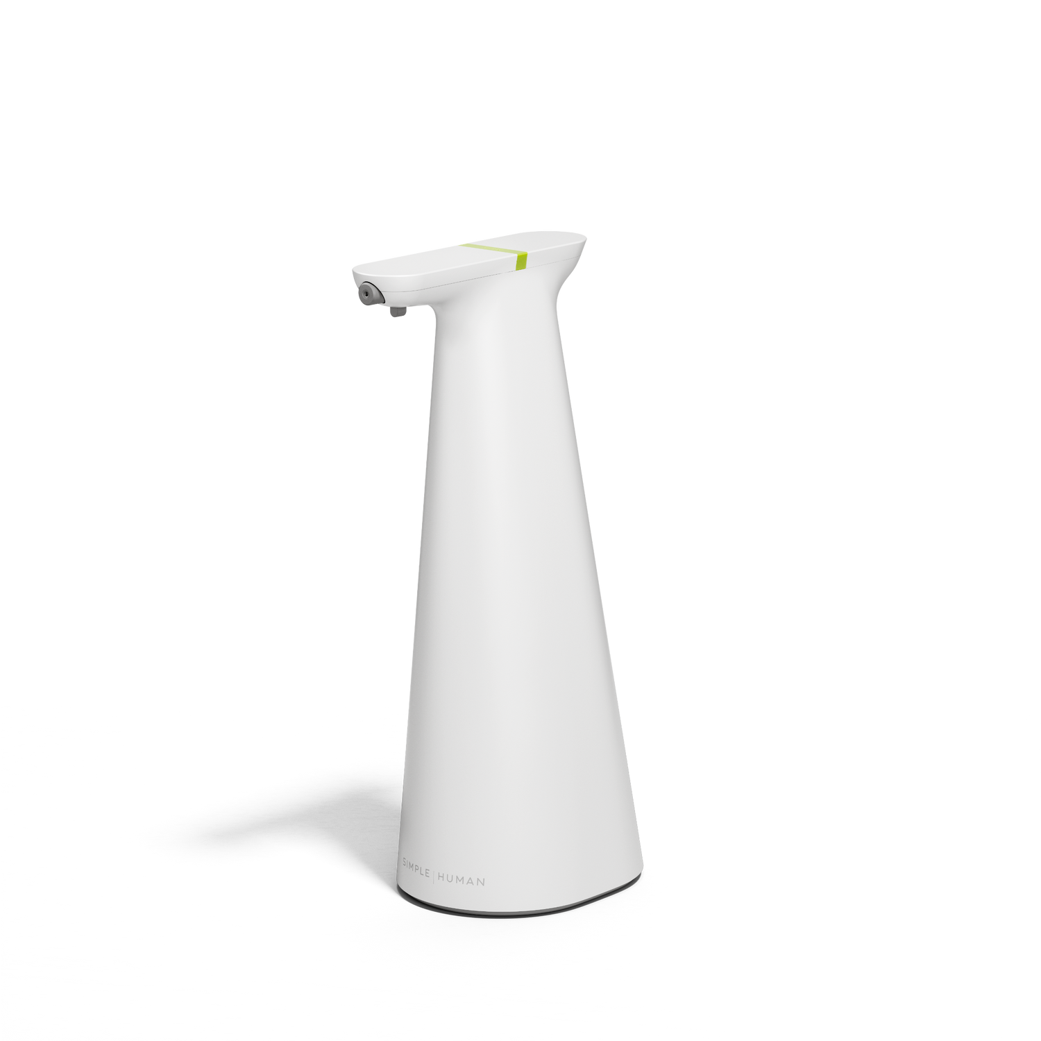 Simplehuman Sensor Spray in White, touch-free operation, automatic disinfectant spray dispenser
