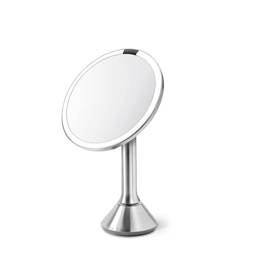 Sensor Mirror With Touch-Control Brightness And Dual Light Setting + 10X Detail Mirror