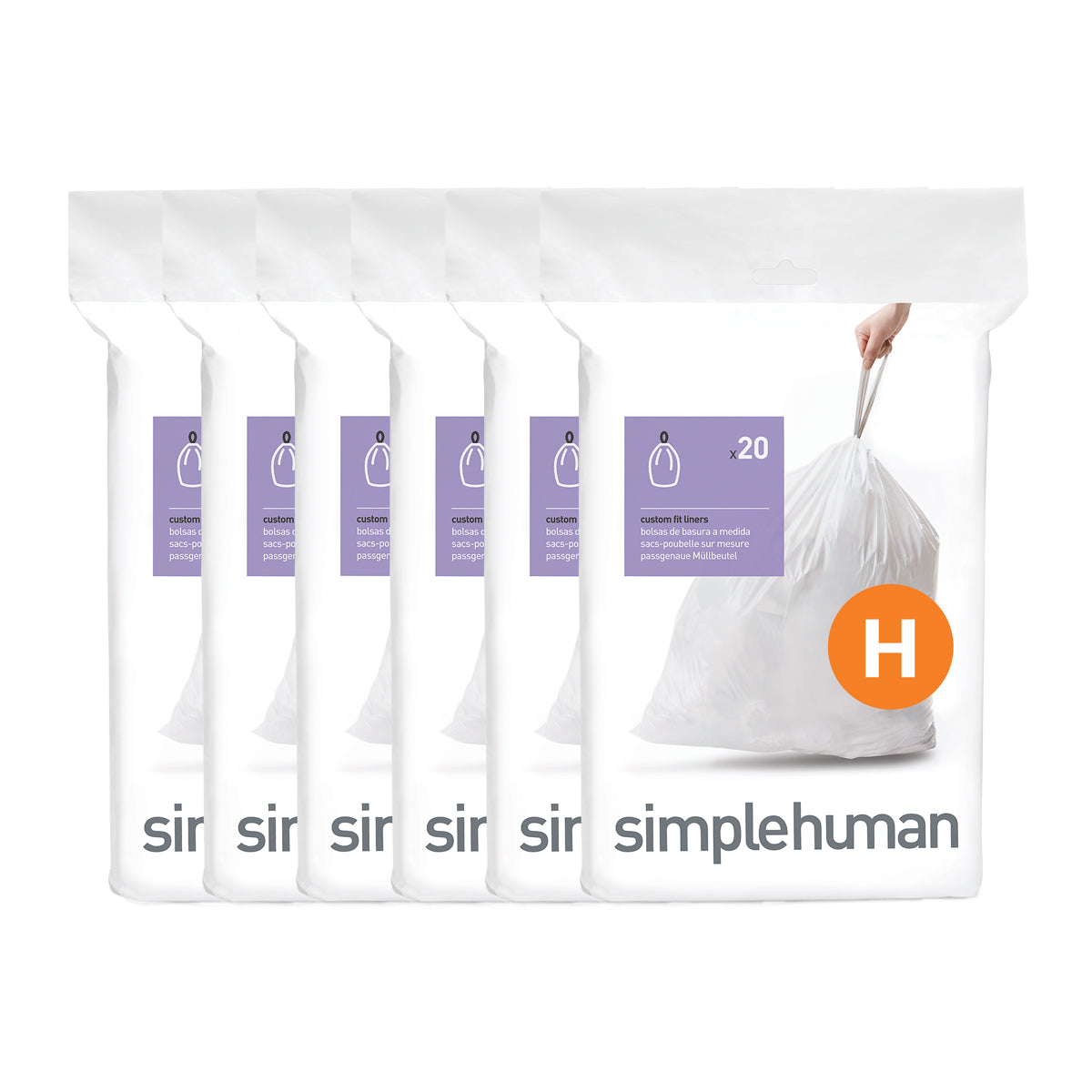 Simplehuman Code H Custom Fit Liners