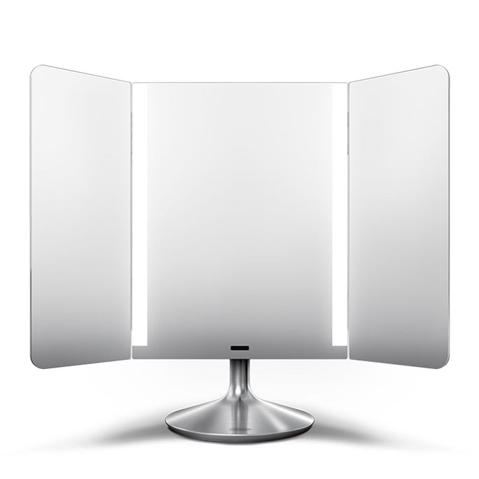 wide-view sensor mirror: lighted vanity mirror