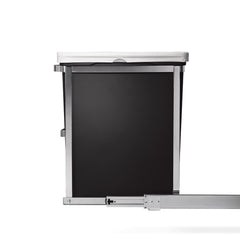 30L under counter pull-out bin - side view extended