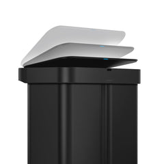 58 litre dual compartment rectangular sensor bin with voice and motion control